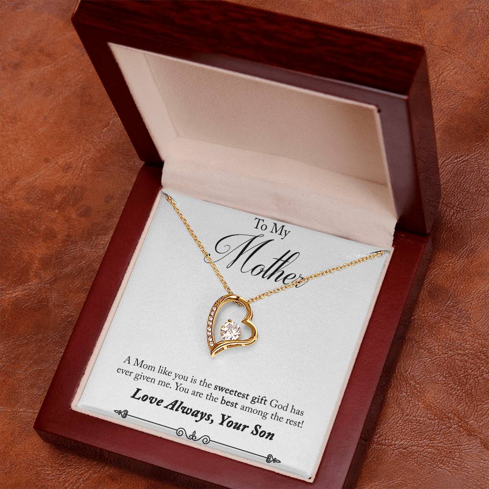 To Mom from Son - Celebrate Your Bond with a Special Necklace