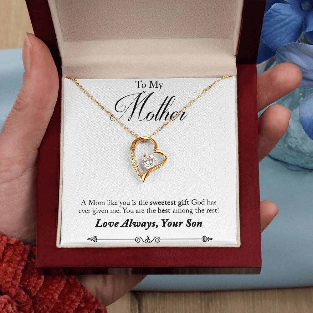 To Mom from Son - Celebrate Your Bond with a Special Necklace