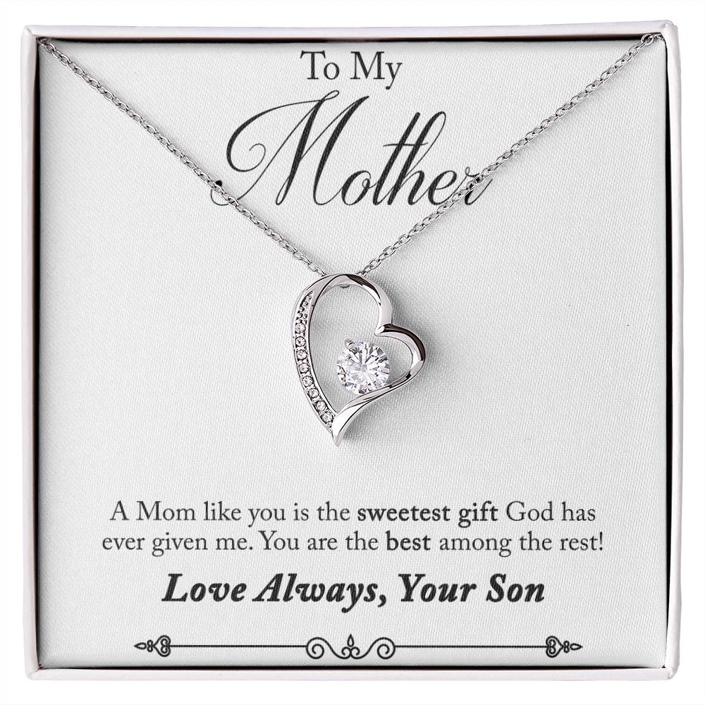 To Mom from Son - Celebrate Your Bond with a Special Necklace