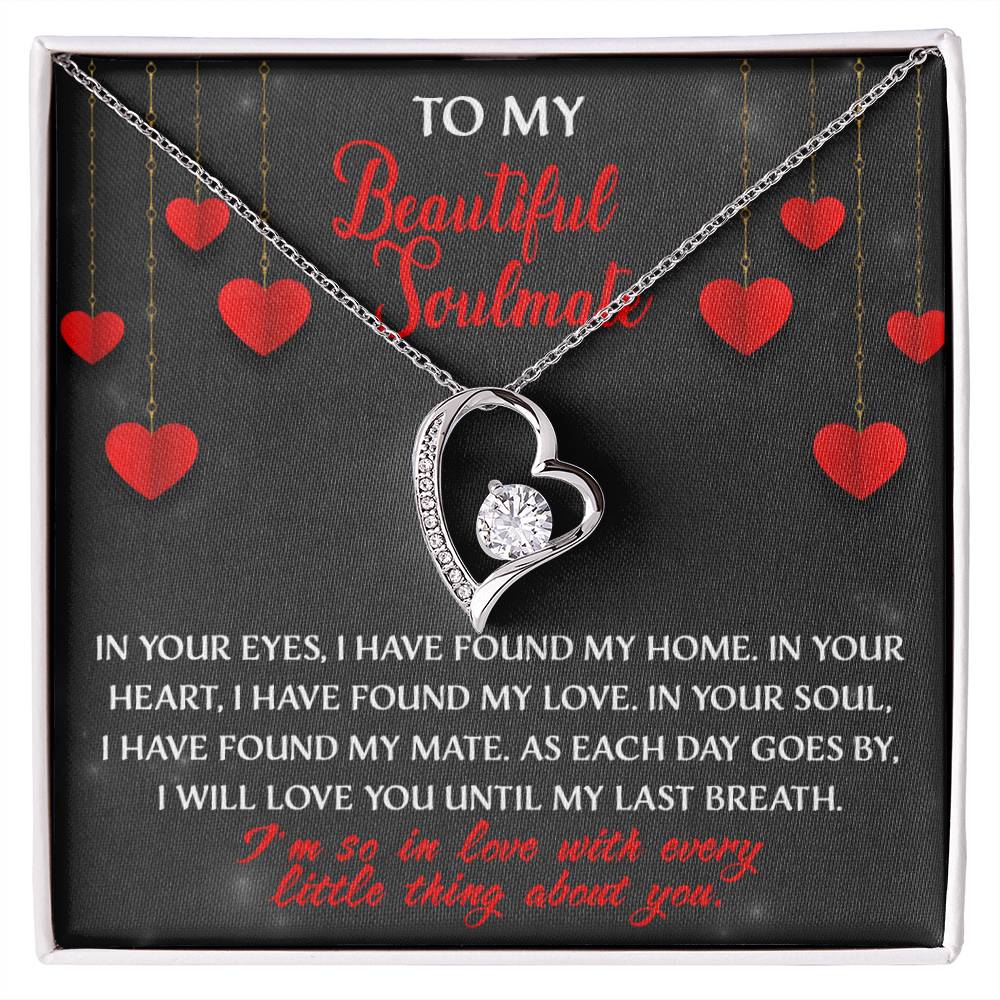 To My Beautiful Soulmate - Forever 2024 Love Necklace