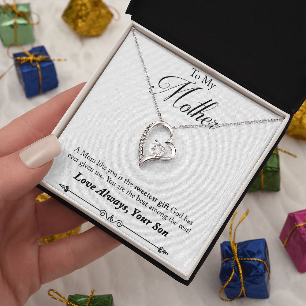 To Mom from Son - Celebrate Your Bond with a Special Necklace