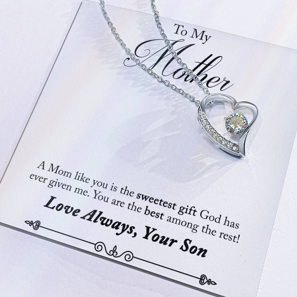 To Mom from Son - Celebrate Your Bond with a Special Necklace