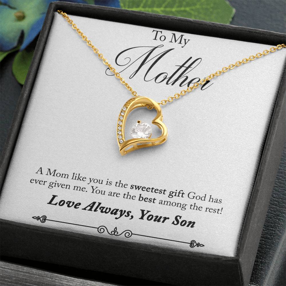 To Mom from Son - Celebrate Your Bond with a Special Necklace