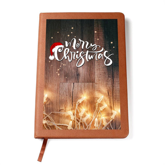 Merry Christmas Graphic Journal, Festive Diary, Holiday Notebook Gift, Creative Christmas Book, Seasonal Stationery, Xmas Writing Pad