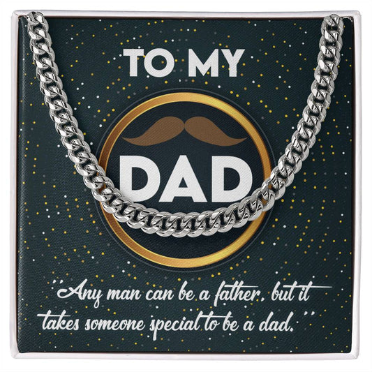 Dad-Be A Dad Cuban Link Chain necklace