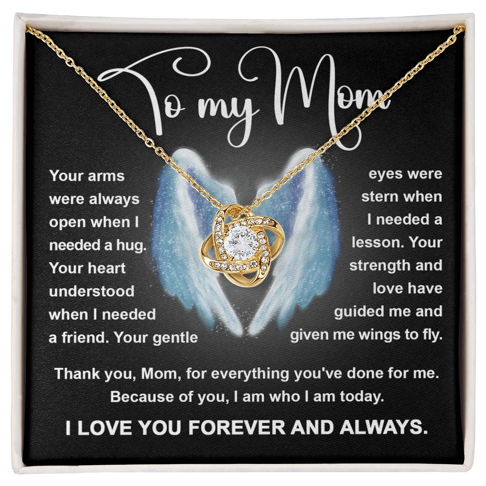 To My Mom | To My Mom Necklace, Mom Gift for Mothers Day Gift, Personalized Gift For Mom, Birthday Gift For Mom With Message Card and Gift Box