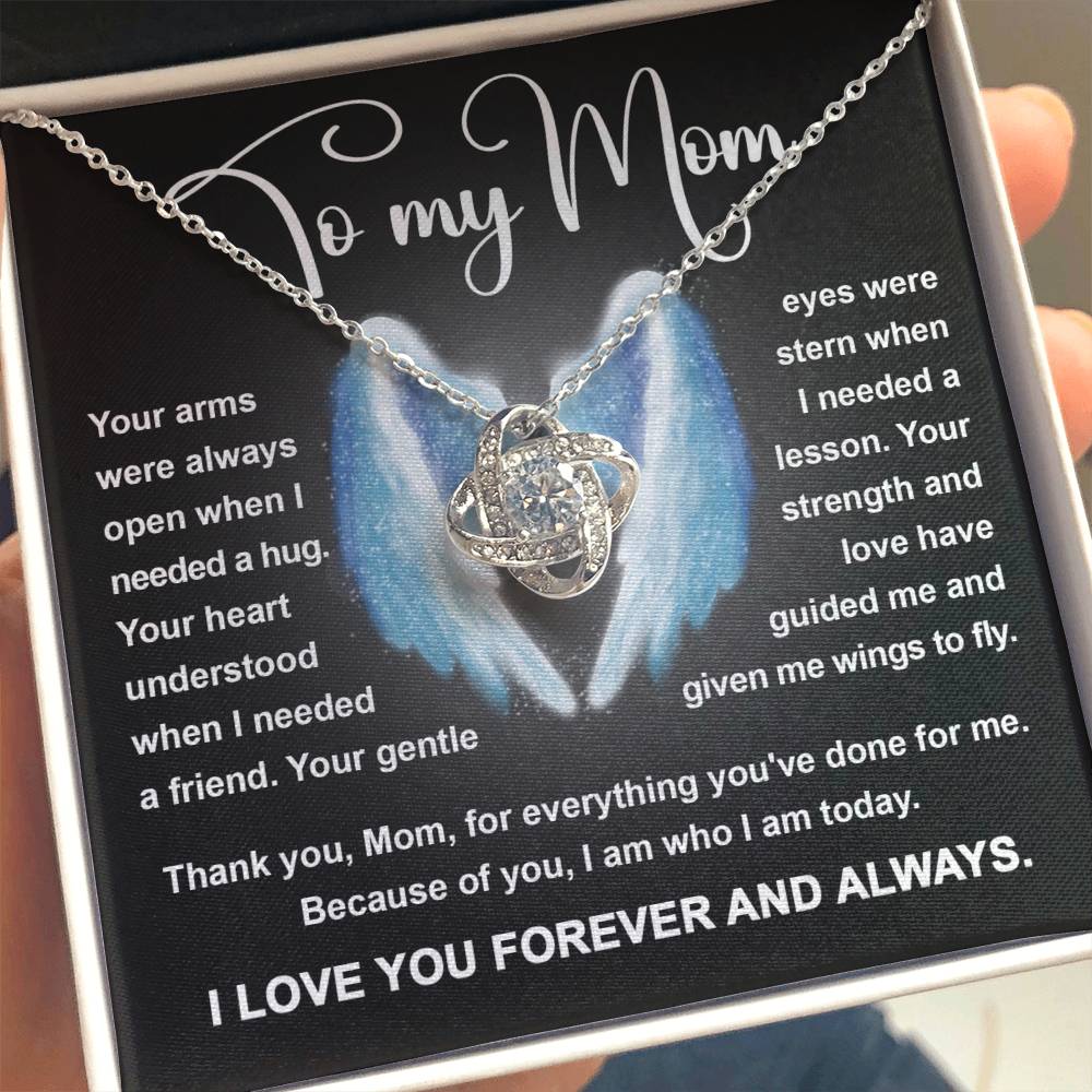 To My Mom | To My Mom Necklace, Mom Gift for Mothers Day Gift, Personalized Gift For Mom, Birthday Gift For Mom With Message Card and Gift Box