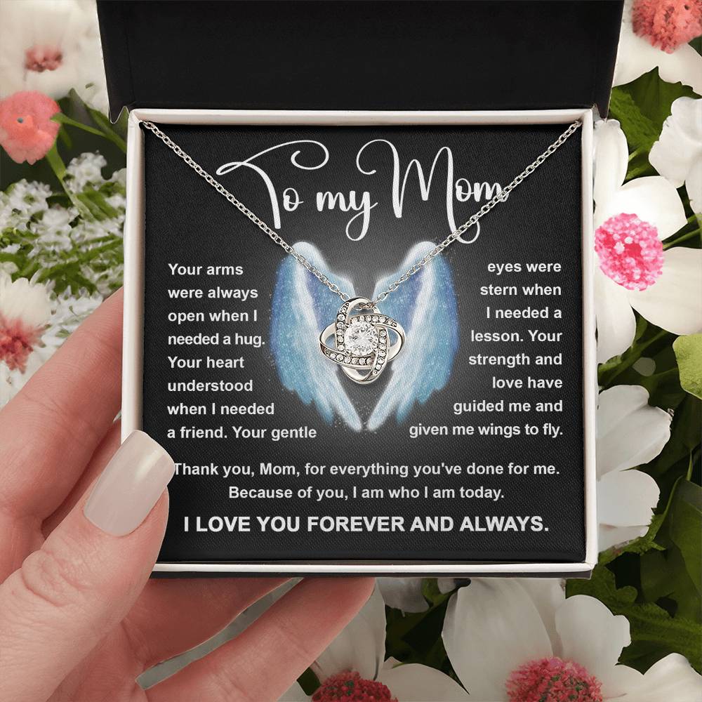 To My Mom | To My Mom Necklace, Mom Gift for Mothers Day Gift, Personalized Gift For Mom, Birthday Gift For Mom With Message Card and Gift Box