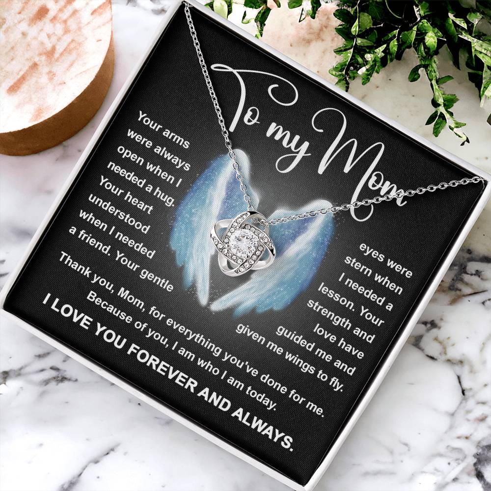 To My Mom | To My Mom Necklace, Mom Gift for Mothers Day Gift, Personalized Gift For Mom, Birthday Gift For Mom With Message Card and Gift Box