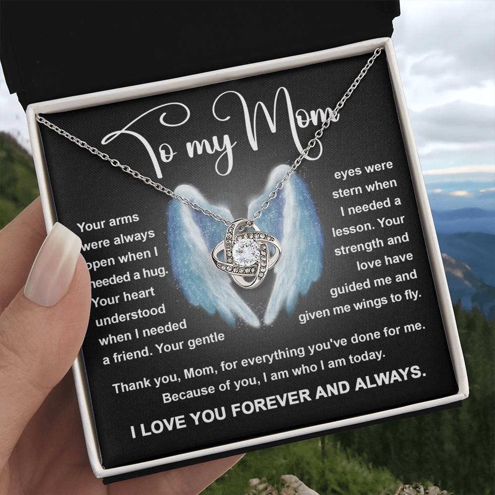 To My Mom | To My Mom Necklace, Mom Gift for Mothers Day Gift, Personalized Gift For Mom, Birthday Gift For Mom With Message Card and Gift Box