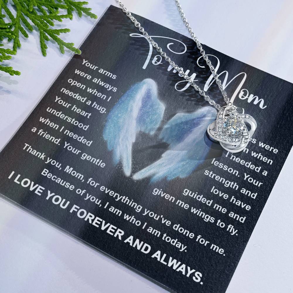 To My Mom | To My Mom Necklace, Mom Gift for Mothers Day Gift, Personalized Gift For Mom, Birthday Gift For Mom With Message Card and Gift Box