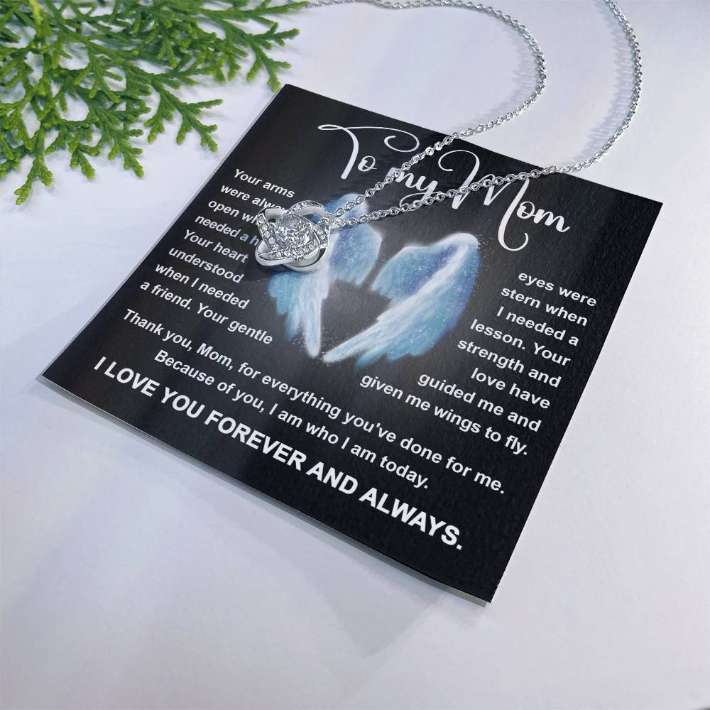 To My Mom | To My Mom Necklace, Mom Gift for Mothers Day Gift, Personalized Gift For Mom, Birthday Gift For Mom With Message Card and Gift Box