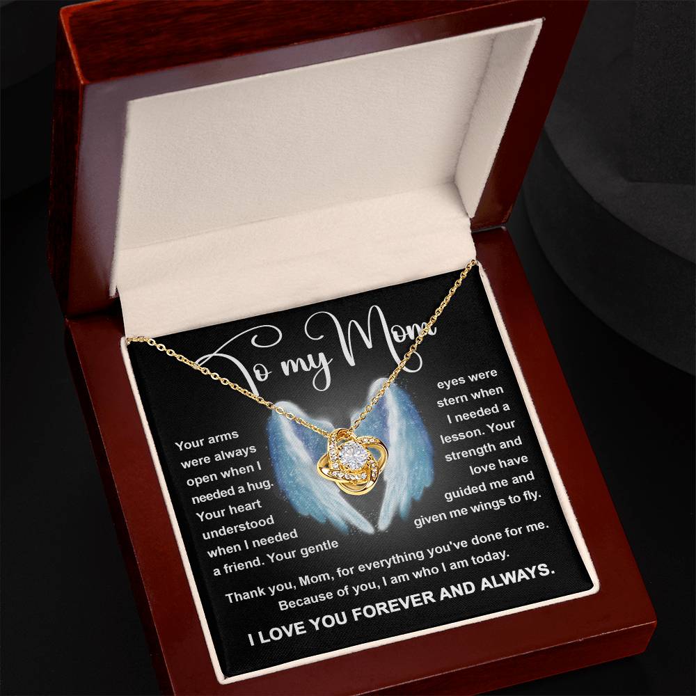 To My Mom | To My Mom Necklace, Mom Gift for Mothers Day Gift, Personalized Gift For Mom, Birthday Gift For Mom With Message Card and Gift Box