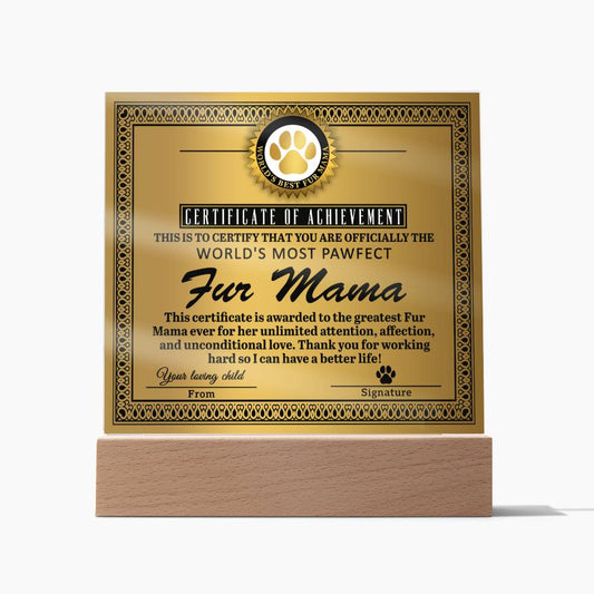 Acrylic Square Plaque fur mama Boyfriend's Mom Gift, Mother's Day Plaque For Boyfriend's Mom, Sentimental Acrylic Plaque Gift For Boyfriends Mom From Son's Girlfriend