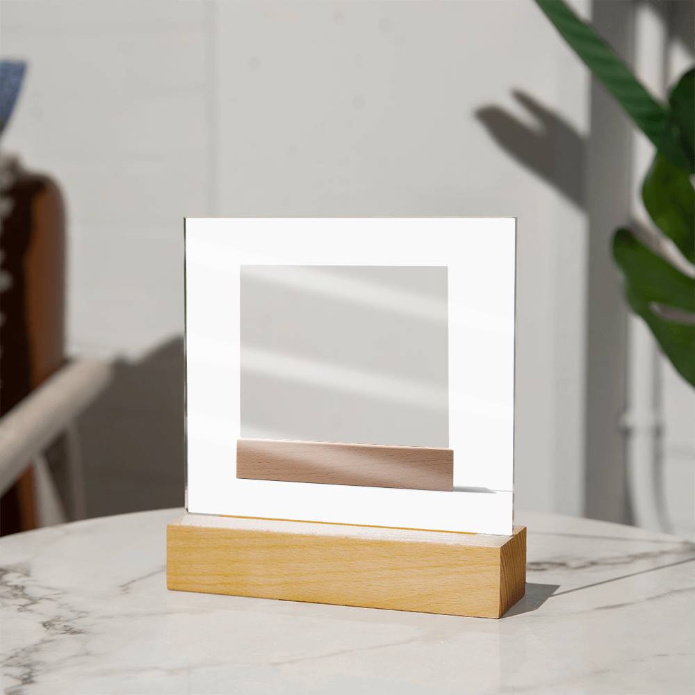 Square Acrylic Plaque!