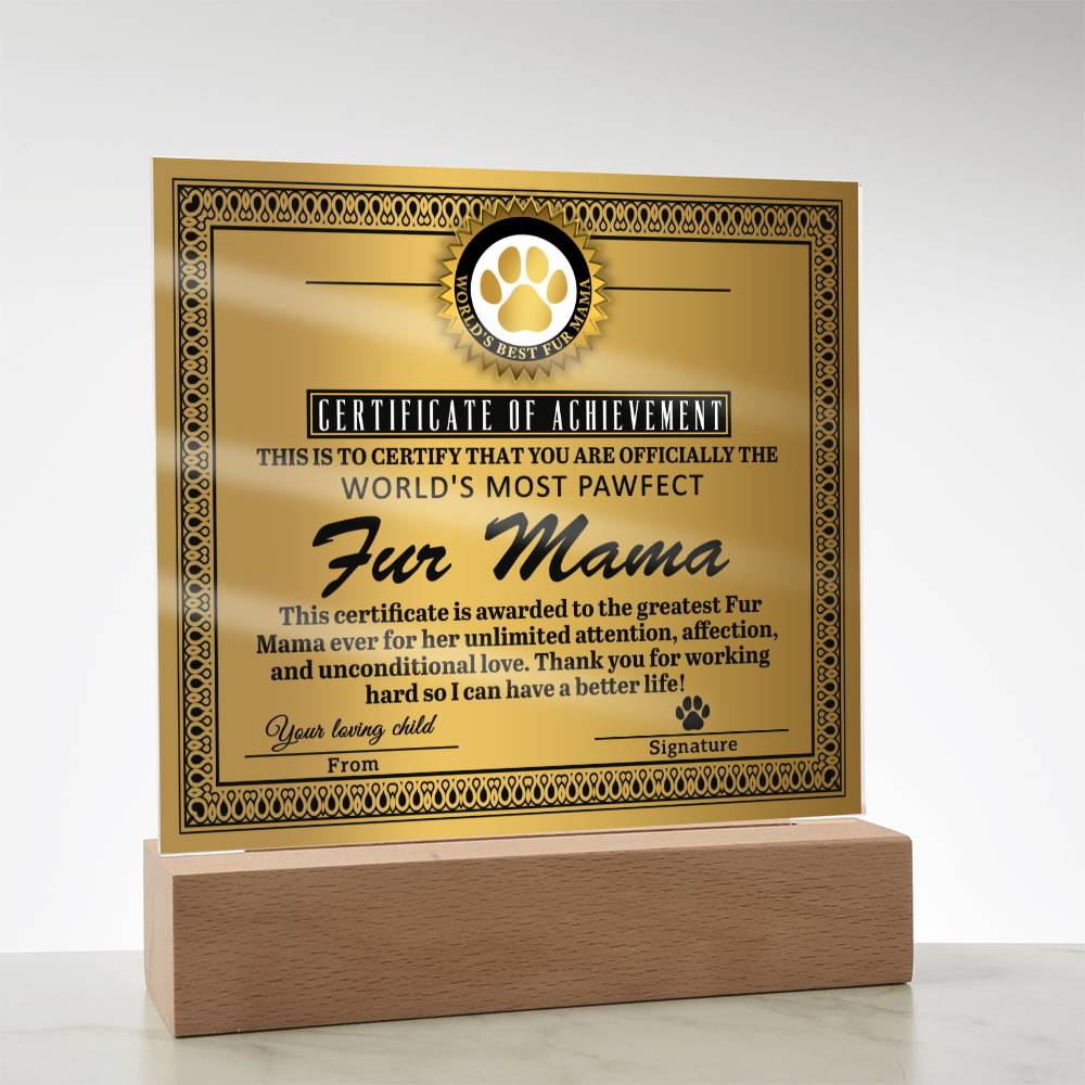 Acrylic Square Plaque fur mama Boyfriend's Mom Gift, Mother's Day Plaque For Boyfriend's Mom, Sentimental Acrylic Plaque Gift For Boyfriends Mom From Son's Girlfriend