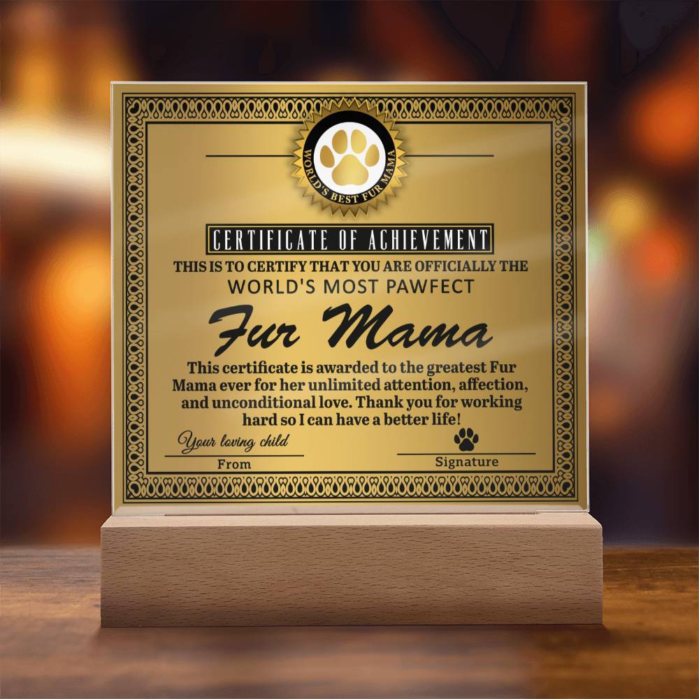 Acrylic Square Plaque fur mama Boyfriend's Mom Gift, Mother's Day Plaque For Boyfriend's Mom, Sentimental Acrylic Plaque Gift For Boyfriends Mom From Son's Girlfriend