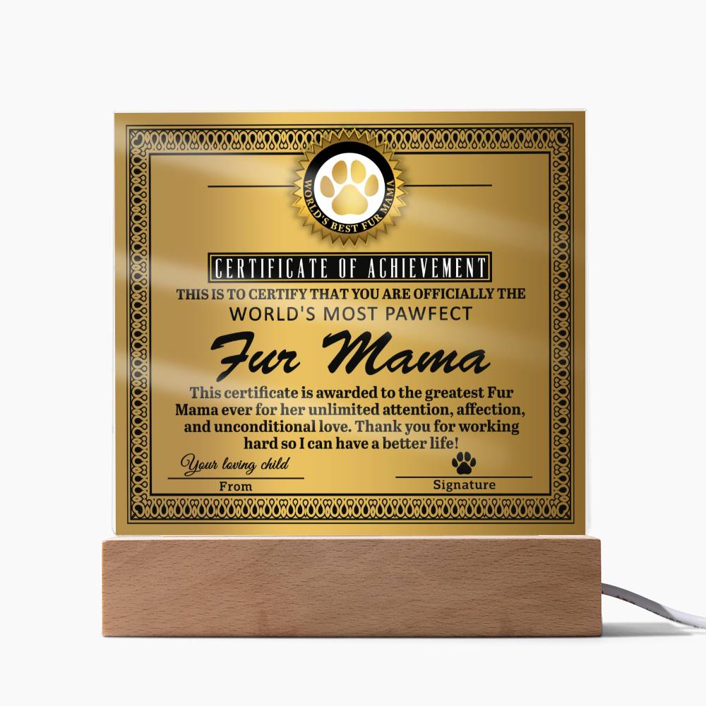 Acrylic Square Plaque fur mama Boyfriend's Mom Gift, Mother's Day Plaque For Boyfriend's Mom, Sentimental Acrylic Plaque Gift For Boyfriends Mom From Son's Girlfriend