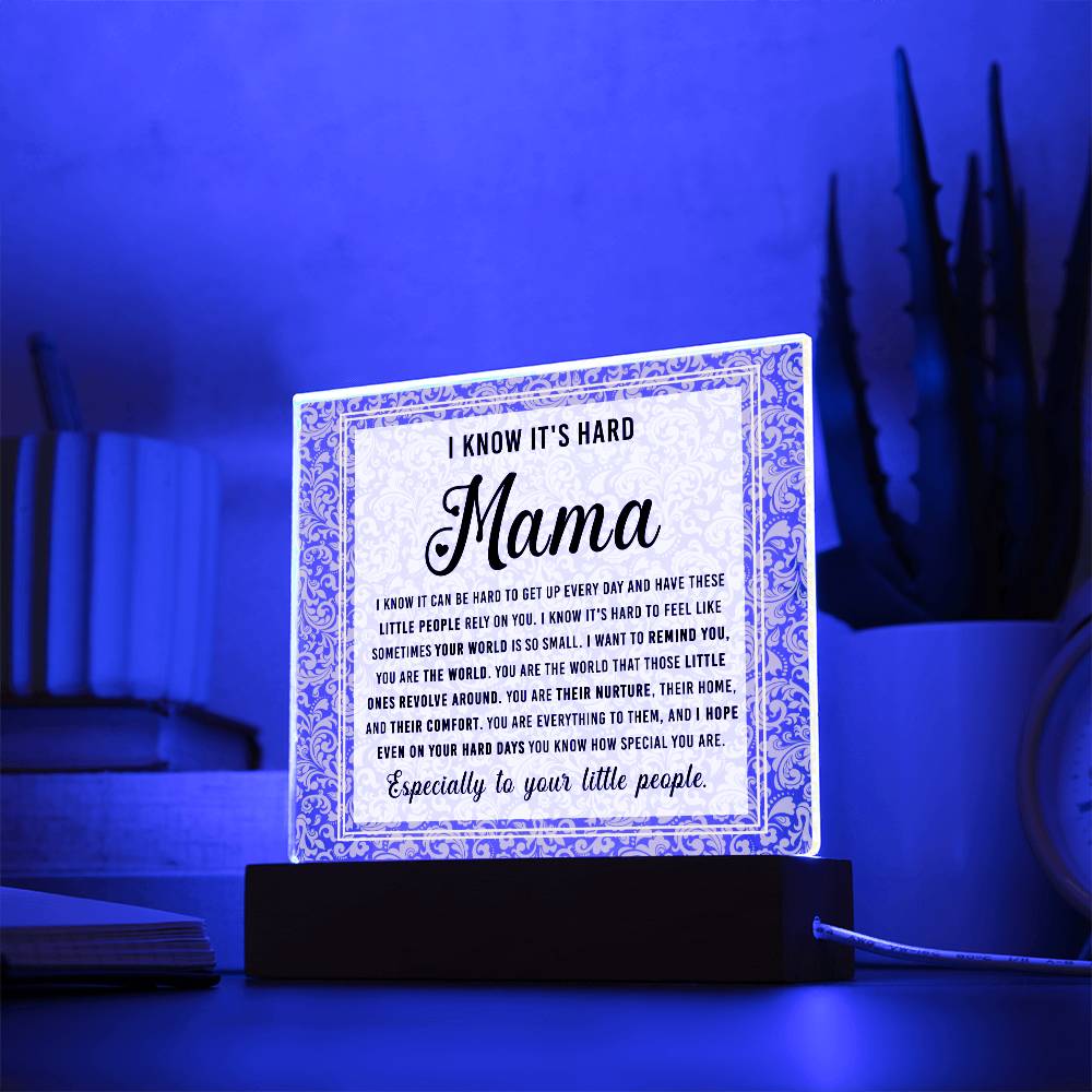 To my mom | Acrylic Plaque | Gift for her | Mothers Day gift