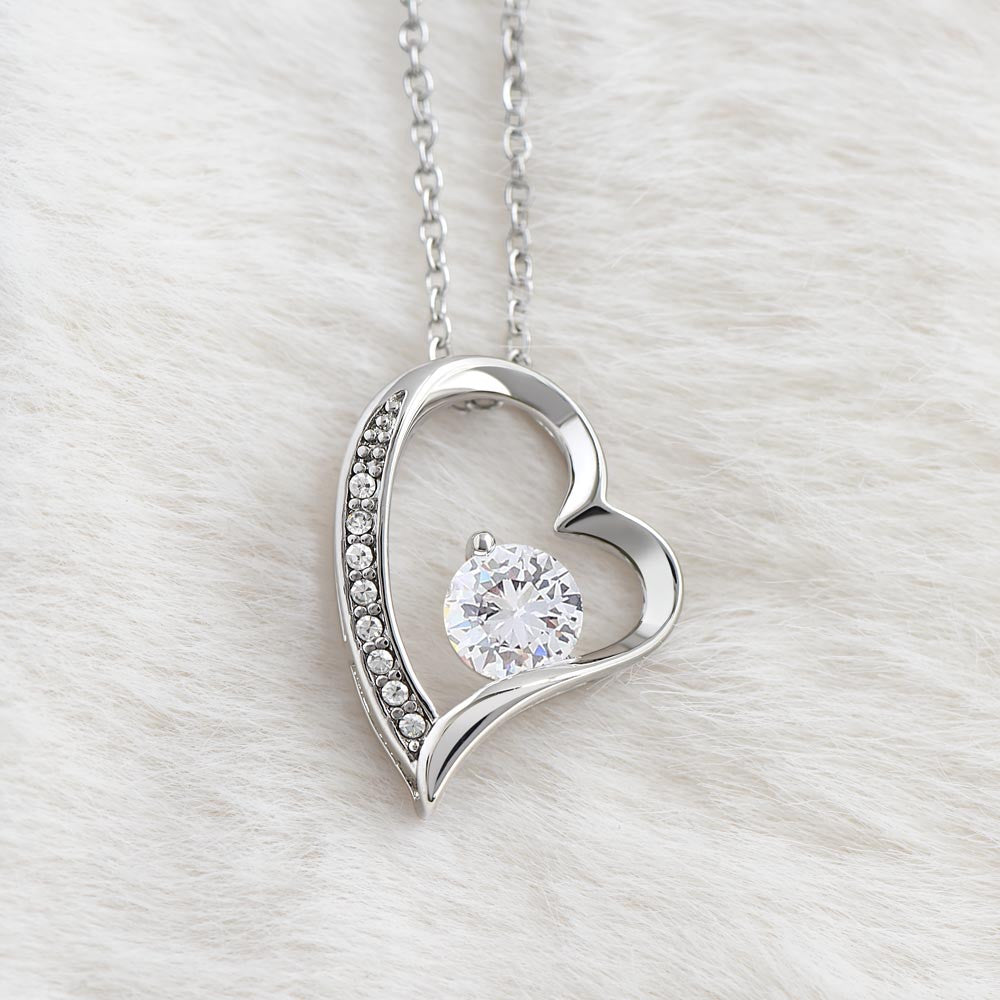 Christmas Necklace for Daughter | Forever Connected with Love Message