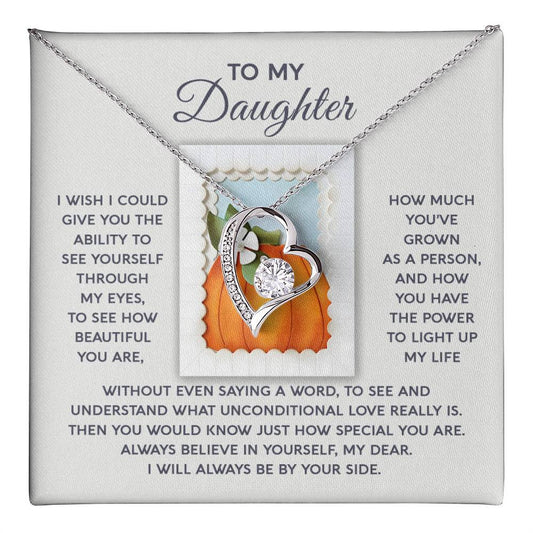 To My Daughter Xmas Necklace Gift From Mom, Birthday, Valentine's Special Beautiful Love Knot Jewel Gift For Daughter From Mother, To My Daughter Xmas Necklace Gift From Mom, Birthday, Valentine's Special Beautiful Love Knot Jewel Gift For Daughter